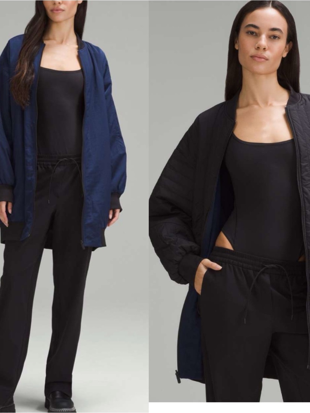 Lululemon Oversized-Fit Non-Stop Bomber Jacket
Night Sea / Black 10